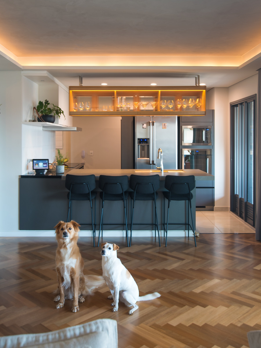 Cozinha residencial concluída